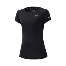 RUNNING TEE SOLAR CUT WOMEN Black